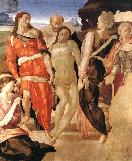 Michelangelo Buonarroti Entombment Spain oil painting art